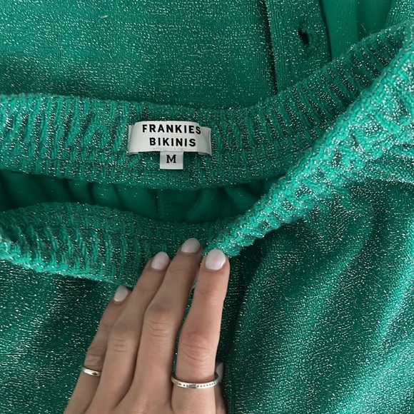 Frankie’s Bikinis coco terry bottoms and top size M set - Picture 6 of 8